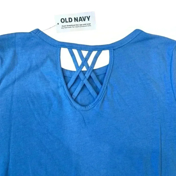 Old Navy Softest Long-Sleeve Lattice-Back Tee for Girls - Picture 5 of 5